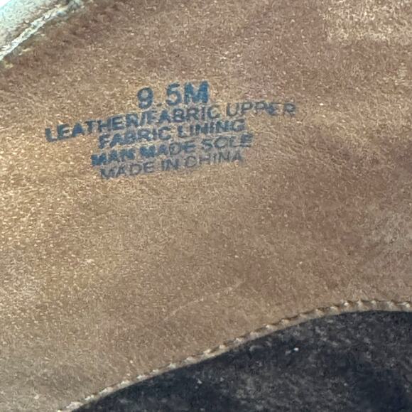 Reba Brown Genuine Leather Western Mid Calf Boots 9.5 M - Picture 12 of 13